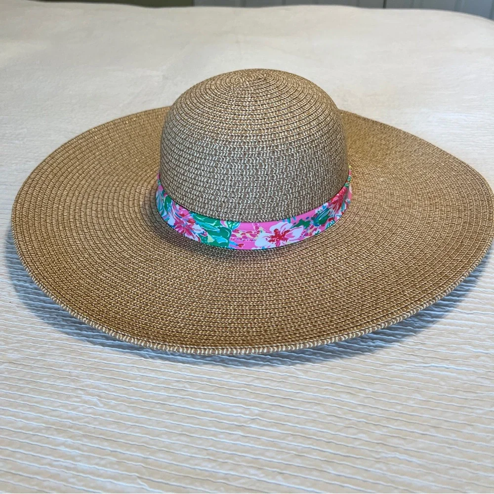 Lilly Pulitzer straw hat Journey to the Jungle